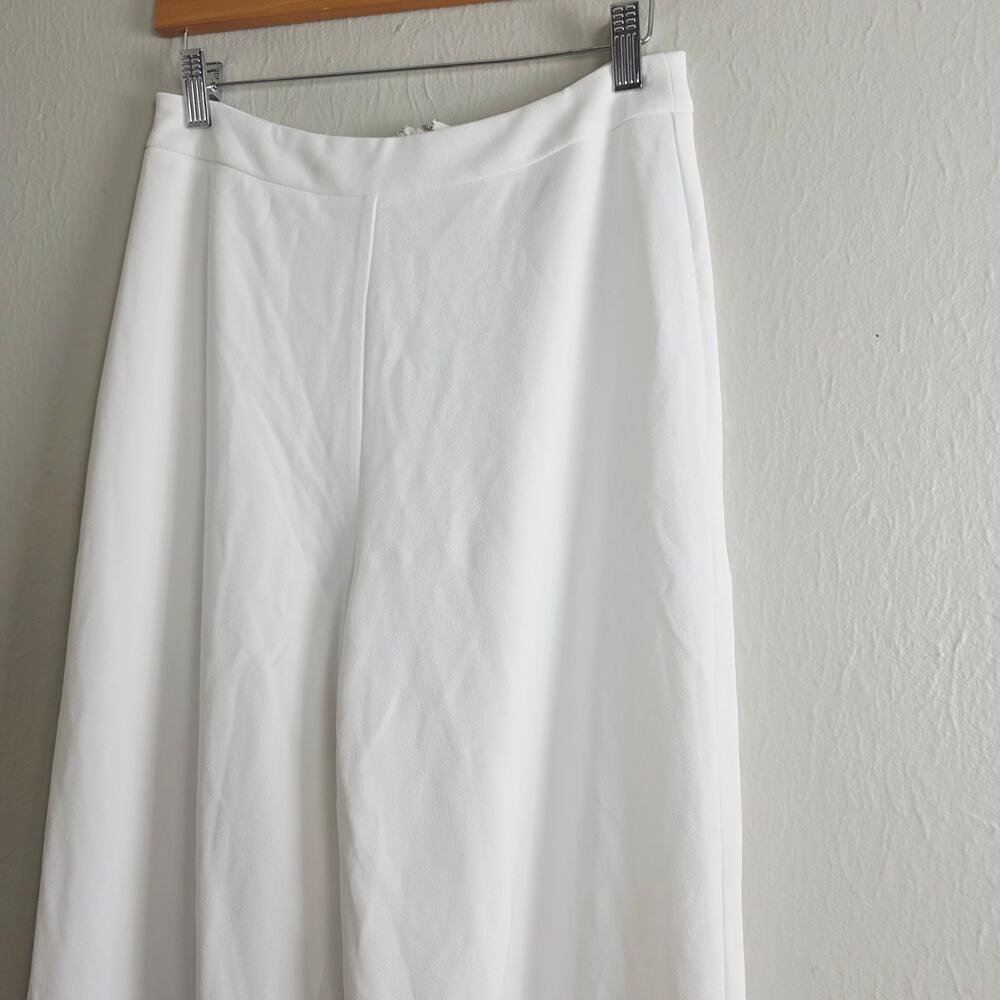 Lulus Enticing Endeavors White Two-Piece Jumpsuit - Wide Leg Bridal Set Size M - Picture 8 of 16